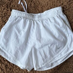Nike Women's White Athletic Shorts